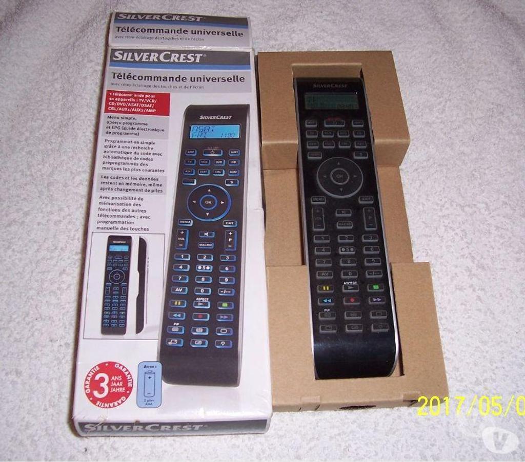 Photo - Video - Son Vendée Soullans - 85300 - Photos Vivastreet TELECOMMANDE UNIVERSELLE SILVERCREST NEUVE