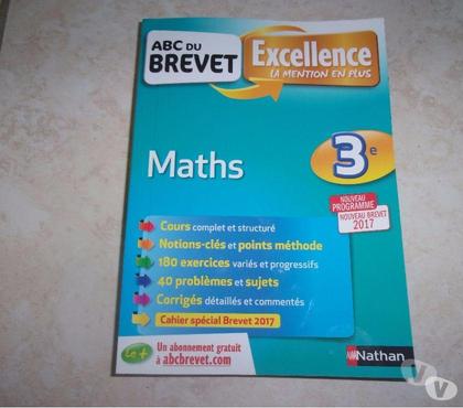 Livres occasion Ardoix Ardèche - Photos Vivastreet Livre ABC du brevet Excellence Maths 3e (Neuf)