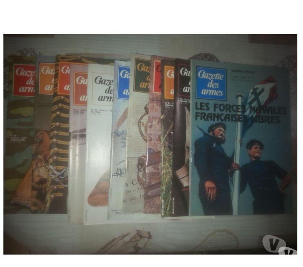 Livres occasion Seine-et-Marne Montceaux les Provins - 77151 - Photos Vivastreet magazine la Gazette des armes
