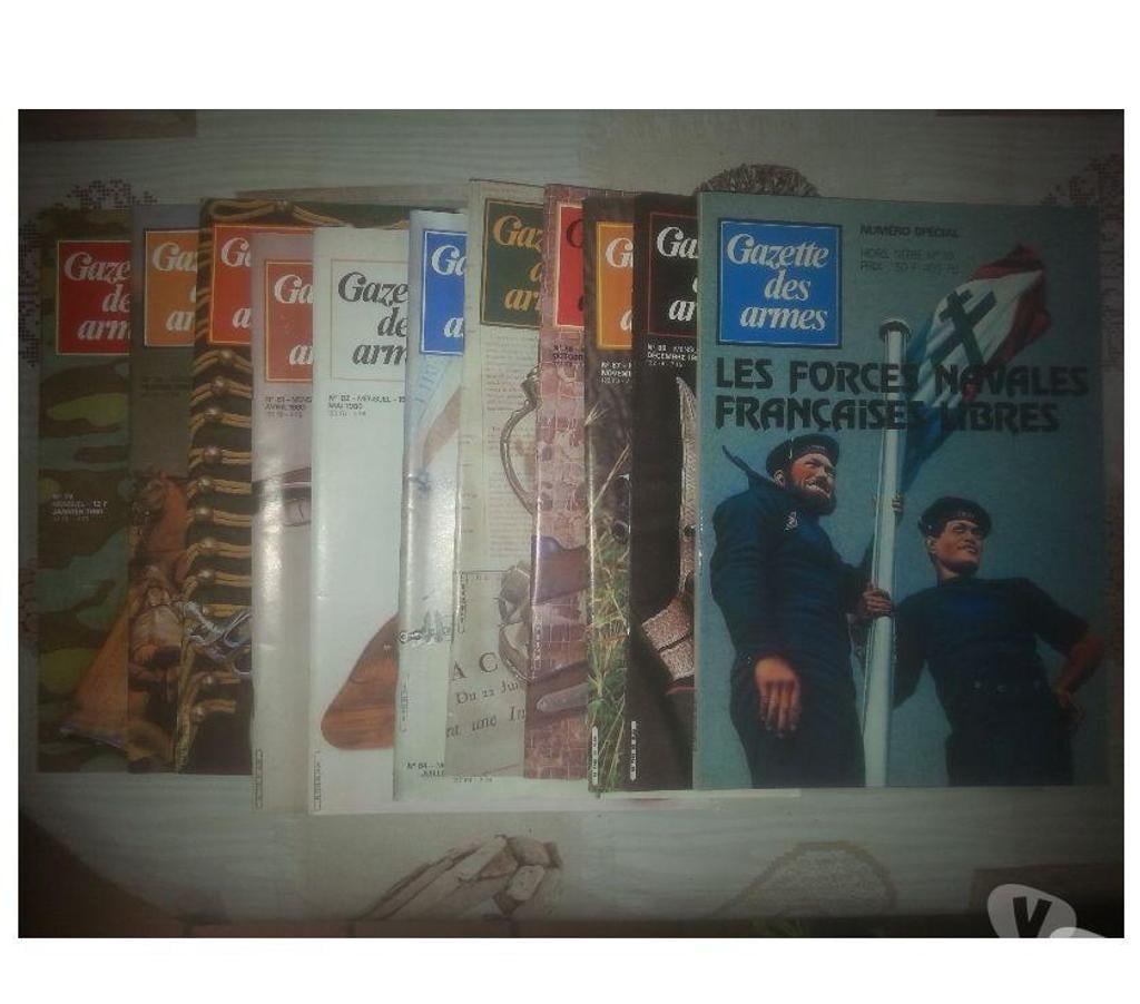 Livres occasion Seine-et-Marne Montceaux les Provins - 77151 - Photos Vivastreet magazine la Gazette des armes