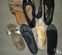 ballerines et chaussures portees