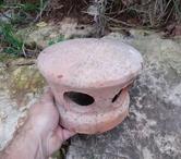 Cuers - Var — lanterne terre cuite pour tuile a douille