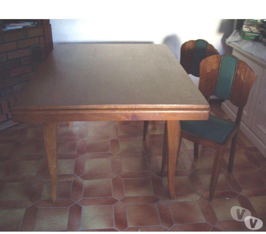 Ameublement & art de la table Bas-Rhin Bouxwiller - 67330 - Photos Vivastreet Table de Salle à manger + 6 chaises bois "Vintage"