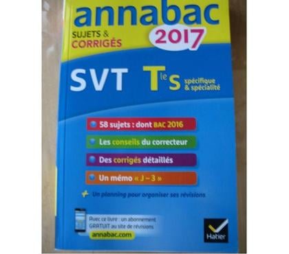 Livres occasion Antibes Alpes-Maritimes - Photos Vivastreet annales bac SVT T S