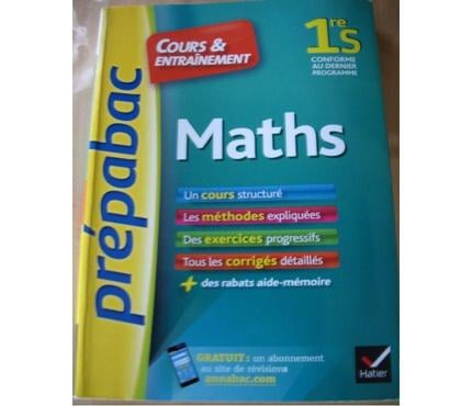 Livres occasion Antibes Alpes-Maritimes - Photos Vivastreet cours et entrainement math 1 S
