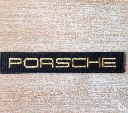 Pièces détachées automobile Carnon Hérault - Photos Vivastreet écusson porsche noir et or 12x2 cm thermocollant