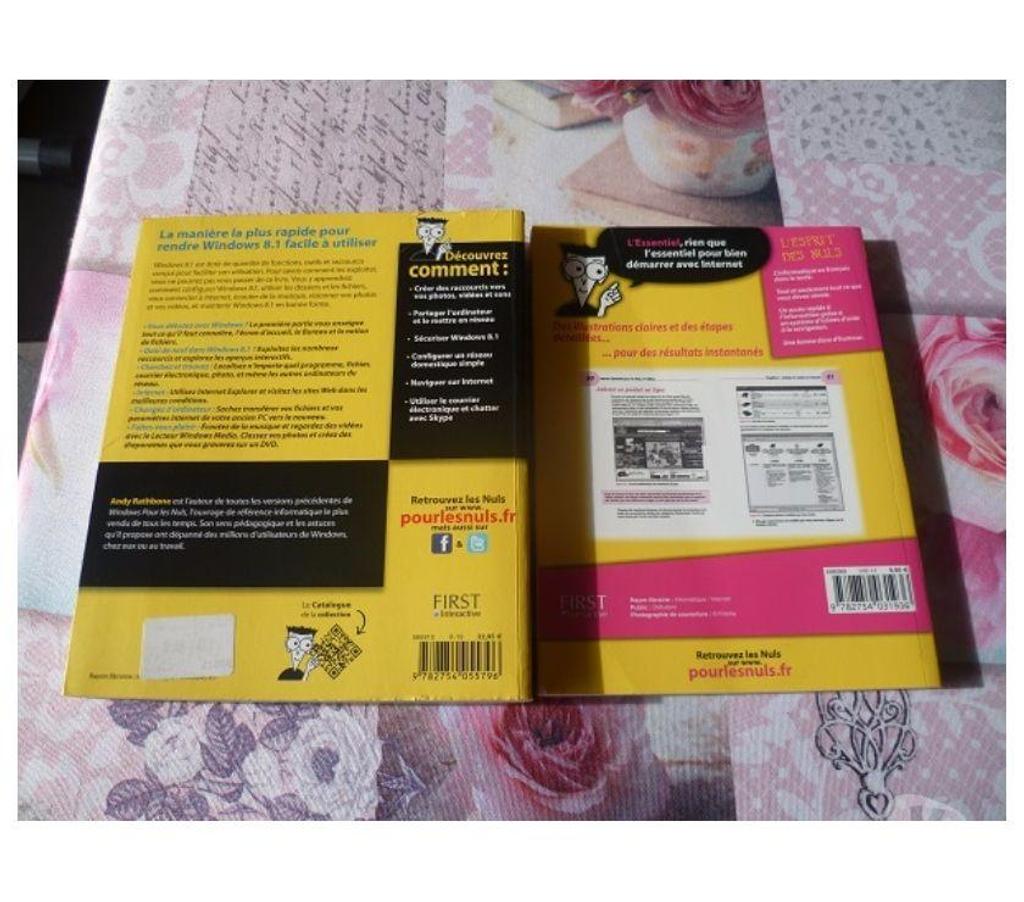 Livres occasion Moselle Semecourt - 57280 - Photos Vivastreet LivreS informatique Les nuls ordi internet Windows noel 