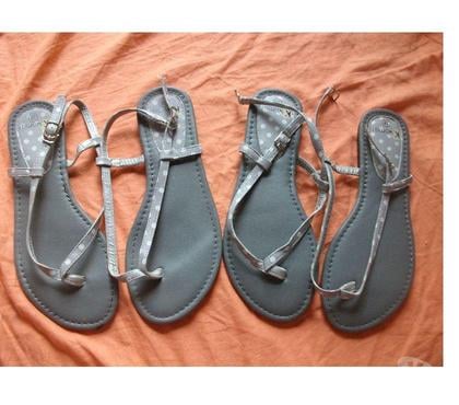Chaussures et bottes occasion Bouxwiller Bas-Rhin - Photos Vivastreet Sandales-Entredoigts Gris à Pois pt 38-neuves
