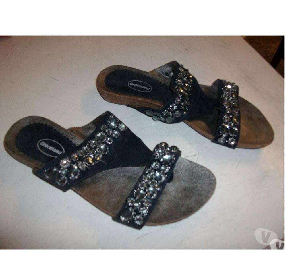 Chaussures Bas-Rhin Bouxwiller - 67330 - Photos Vivastreet Mules Marine à Perles pt 38-neuves