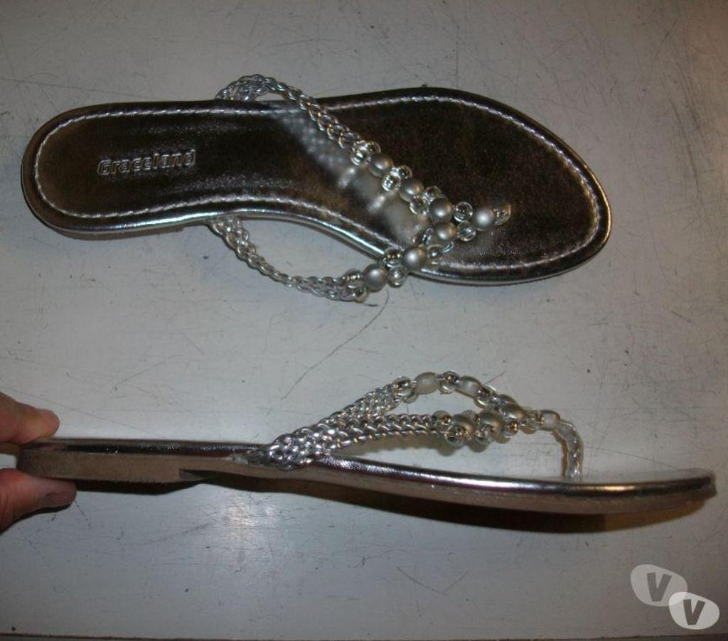 Chaussures Bas-Rhin Bouxwiller - 67330 - Photos Vivastreet Tongs Argentés à Perles pt 38-neuves