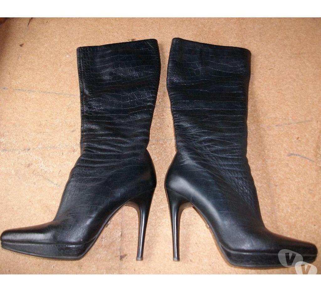 Chaussures Bas-Rhin Bouxwiller - 67330 - Photos Vivastreet Bottes Noir hauts talons et à tirette pt 38