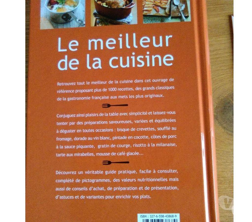 Livres occasion Ain Belley - 01300 - Photos Vivastreet LE MEILLEUR DE LA CUISINE 1000 recettes neuf