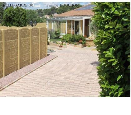 Photos Vivastreet Clôture en béton déco pour parc et jardin.Car port. Abri.