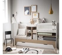 Lit bébé combiné évolutif Baptiste & Amélie