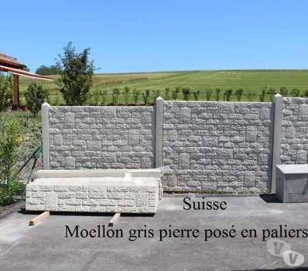  Saône-et-Loire Macon - 71000 - Photos Vivastreet Stock de cloture en béton déco. Moellon