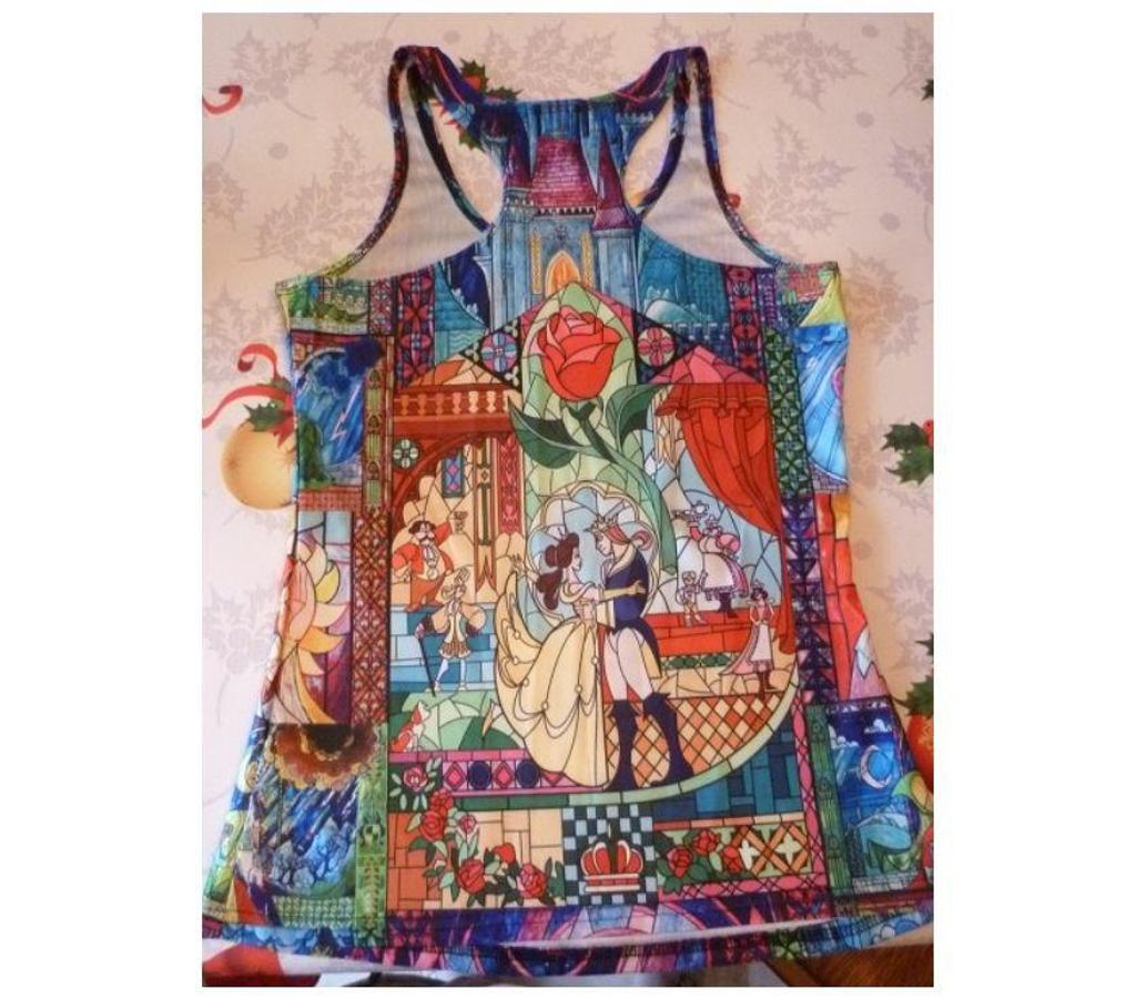 Vêtements occasion Moselle Hauconcourt - 57280 - Photos Vivastreet Tee-shirt Belle et la bete XL disney anime TV ciné fille ron