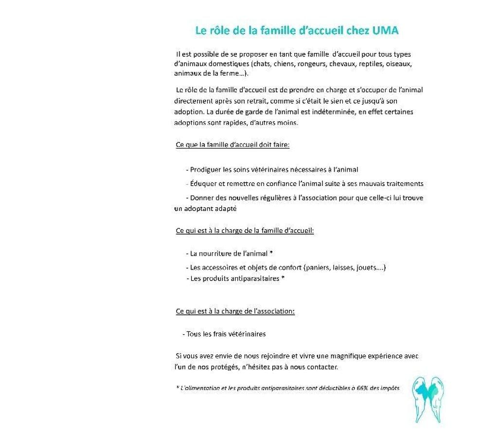 Services, accessoires animaux Loire-Atlantique Nantes - Photos Vivastreet Recherche de familles d'accueil