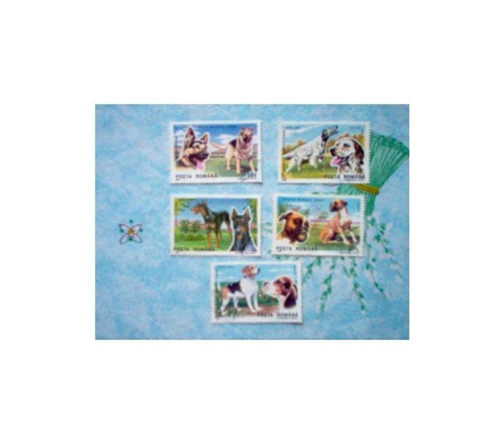 Collection Aisne Boue - 02450 - Photos Vivastreet LOT TIMBRES CHIENS. 