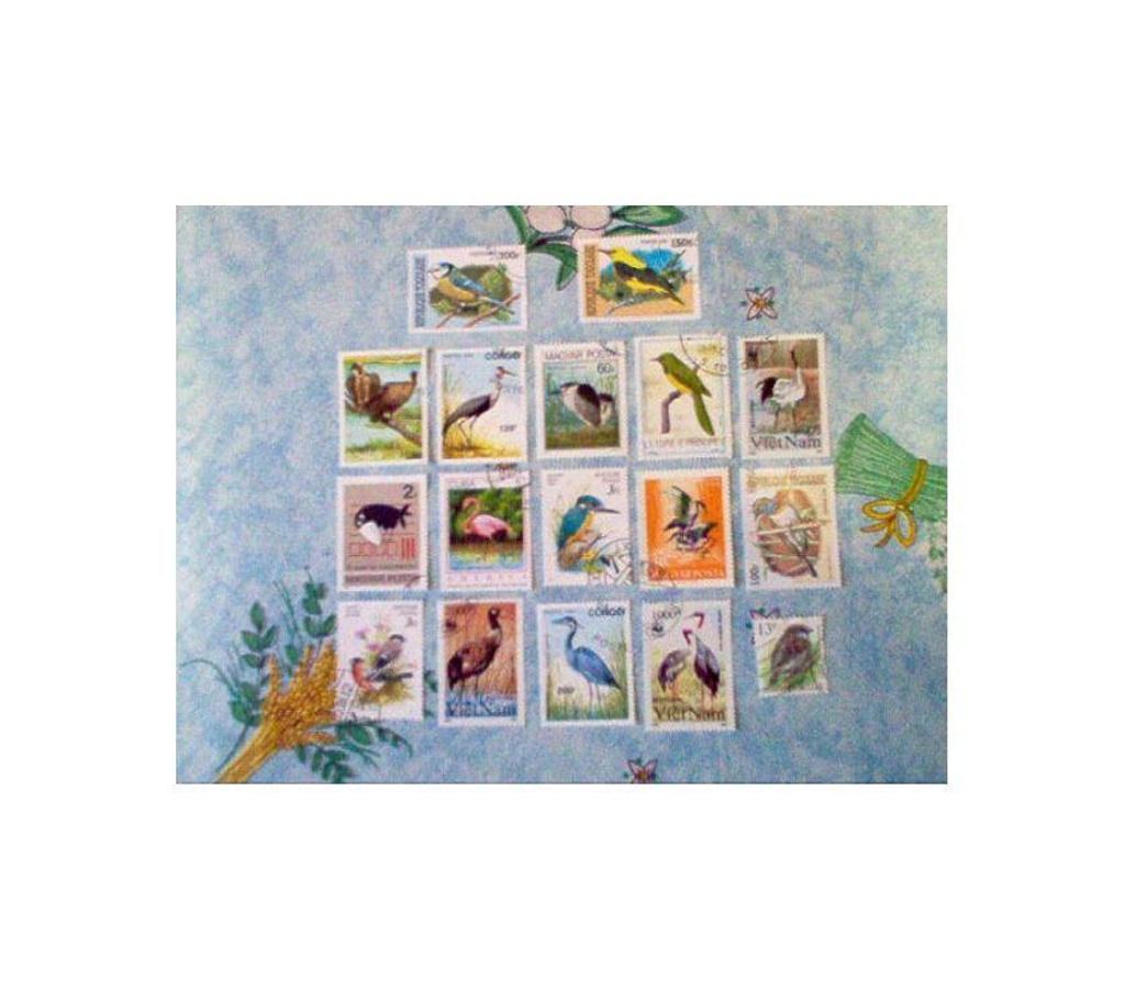 Collection Aisne Boue - 02450 - Photos Vivastreet LOT TIMBRES OISEAUX N°2