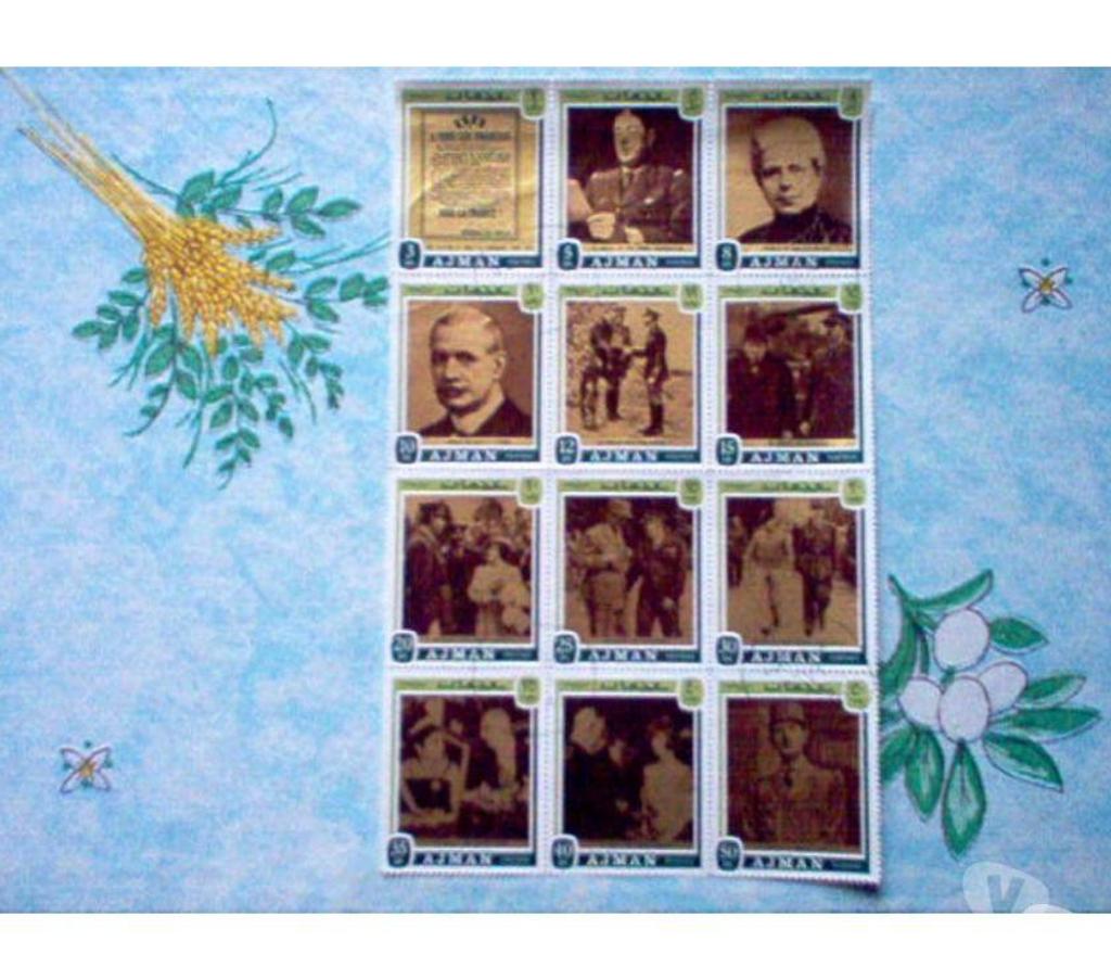Collection Aisne Boue - 02450 - Photos Vivastreet LOT TIMBRES GÉNÉRAL DE GAULE. 