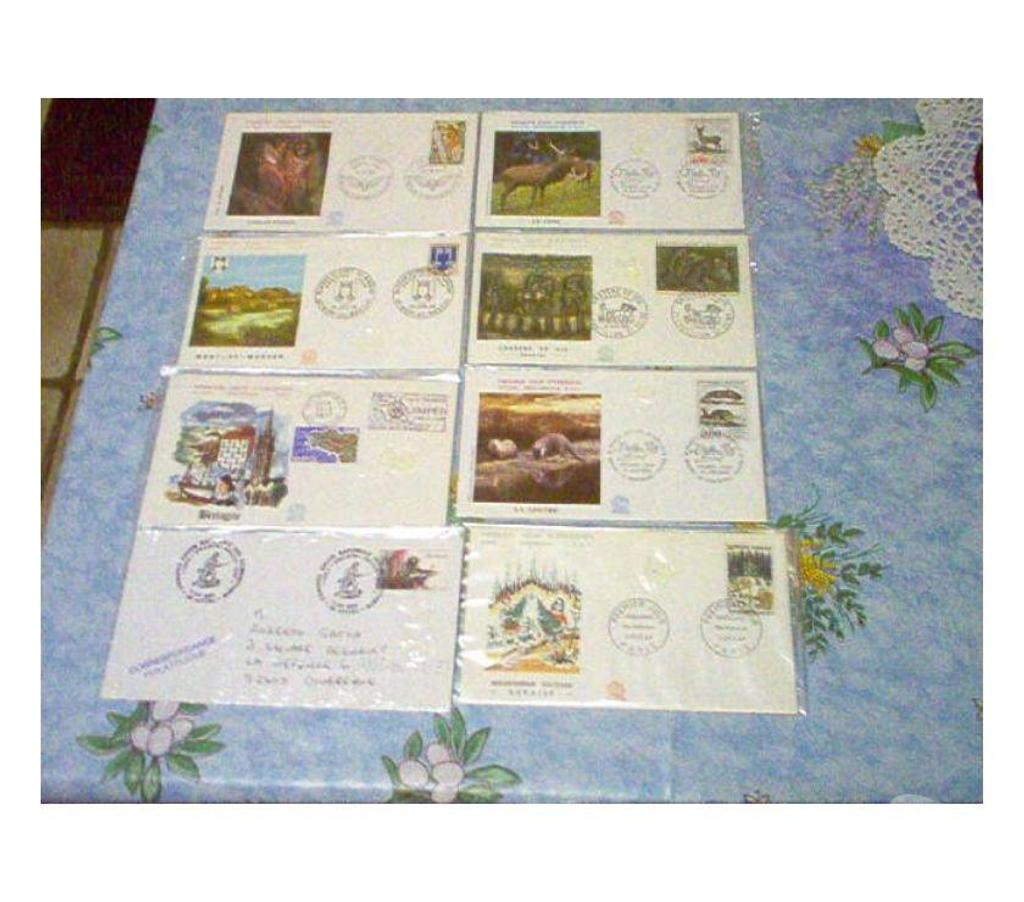 Collection Aisne Boue - 02450 - Photos Vivastreet LOT 8 ENVELOPPES 1ER JOUR ''''