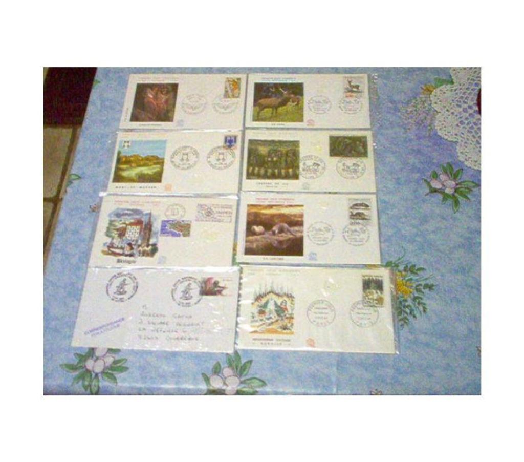 Collection Aisne Boue - 02450 - Photos Vivastreet LOT 8 ENVELOPPES 1ER JOUR ''''