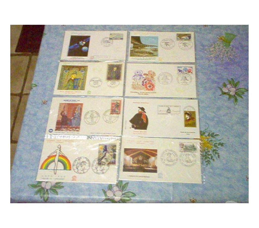Collection Aisne Boue - 02450 - Photos Vivastreet LOT 8 ENVELOPPES 1ER JOUR.