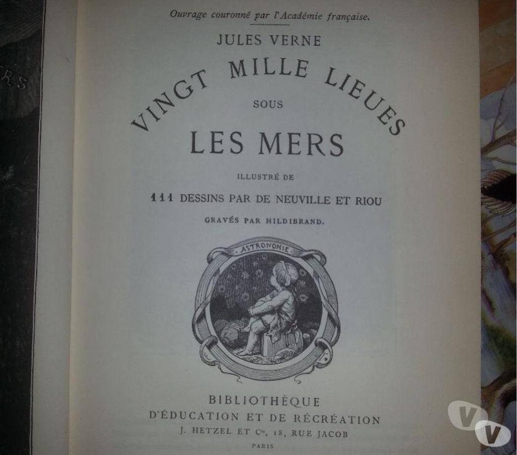Livres occasion Seine-et-Marne Montceaux les Provins - 77151 - Photos Vivastreet vingt mille lieues sous les mers