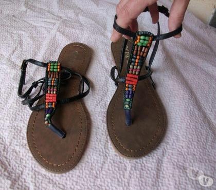 Chaussures et bottes occasion Bouxwiller Bas-Rhin - Photos Vivastreet Entredoigts Noir Perlés pt 39- neufs