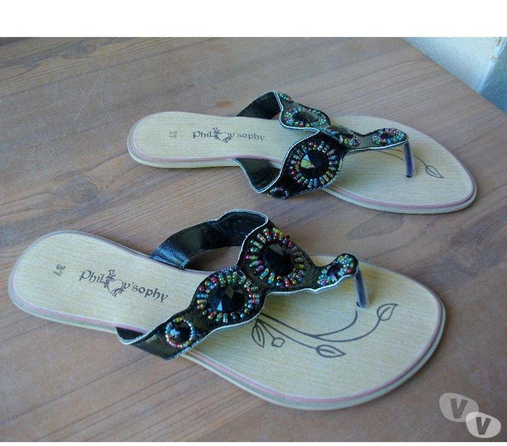 Chaussures Bas-Rhin Bouxwiller - 67330 - Photos Vivastreet Entredoigts Noir Perlés pt 37- neufs