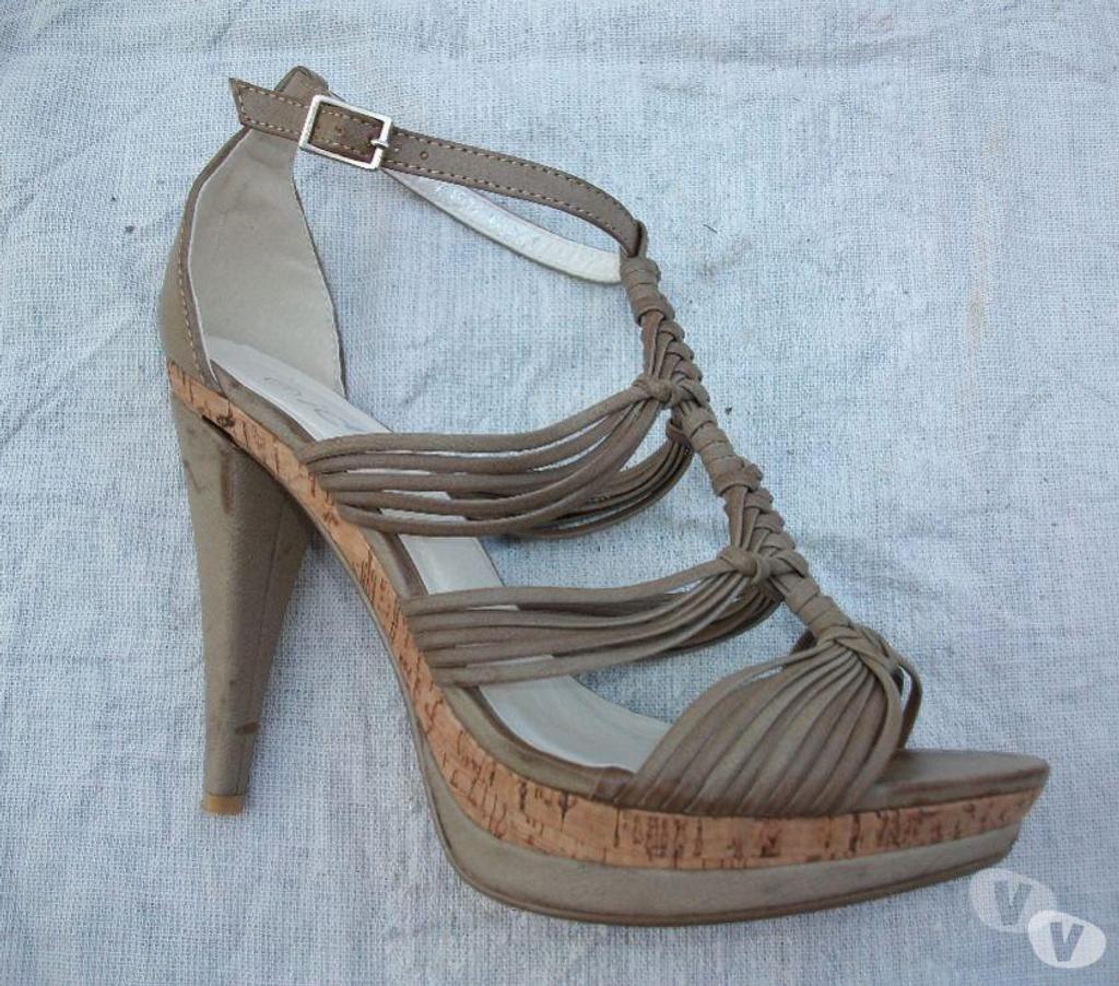 Chaussures Bas-Rhin Bouxwiller - 67330 - Photos Vivastreet Escarpins Kaki à talons de 11 cm pt 39 -neuf