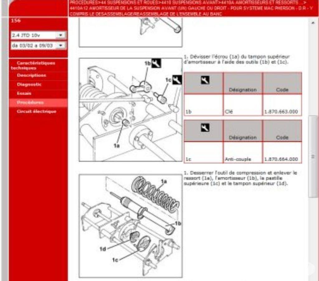 Pièces et services auto Ardèche Bourg St Andeol - 07700 - Photos Vivastreet Alfa Romeo 156 - Français