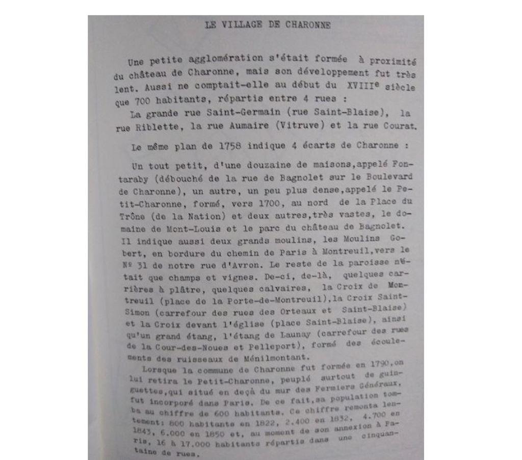 Livres occasion Var Bormes les Mimosas - 83230 - Photos Vivastreet Livre ancien "CHARONNE, notre quartier" (1965)