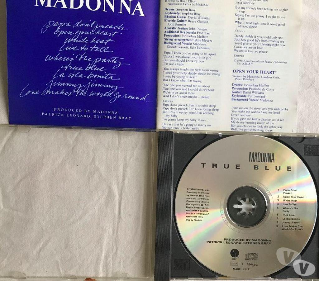 CDs Hauts-de-Seine Antony - 92160 - Photos Vivastreet CD Madonna True Blue