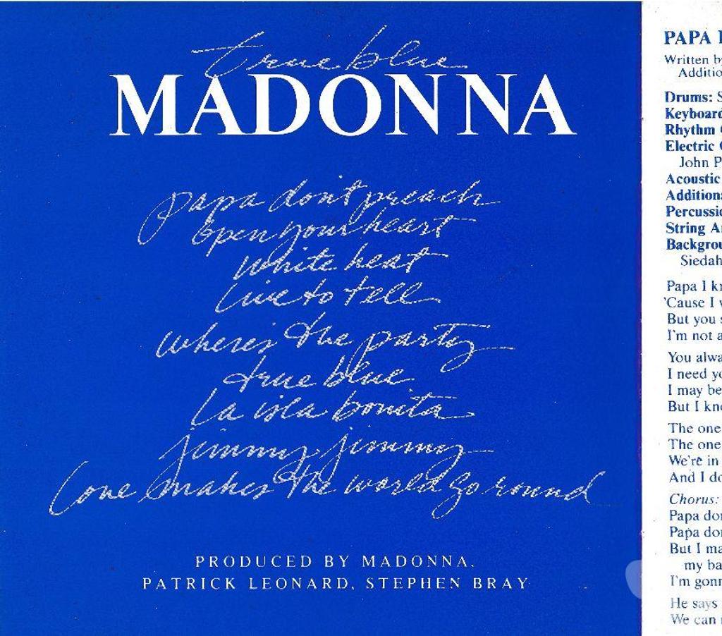 CDs Hauts-de-Seine Antony - 92160 - Photos Vivastreet CD Madonna True Blue