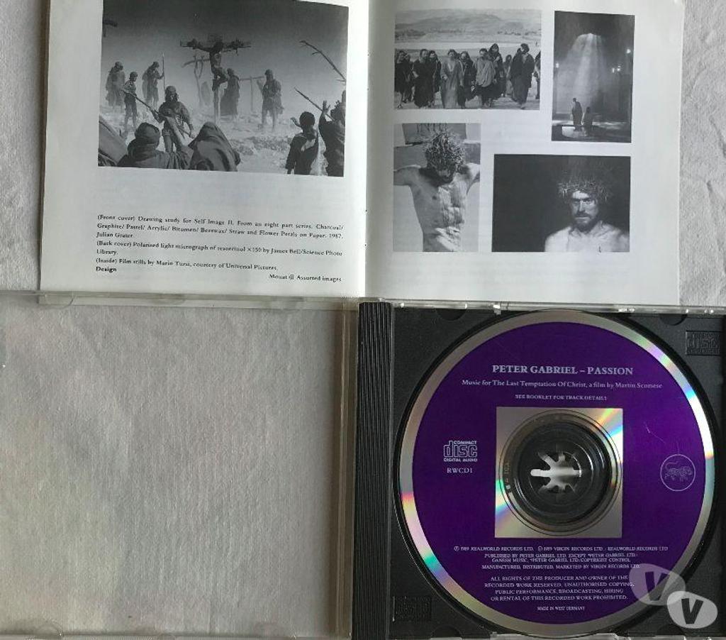 CDs Hauts-de-Seine Antony - 92160 - Photos Vivastreet CD Peter Gabriel Passion Last Temptation Of Christ