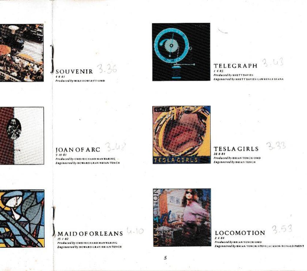 CDs Hauts-de-Seine Antony - 92160 - Photos Vivastreet CD Orchestral Manoeuvres In The Dark The Best Of O.M.D