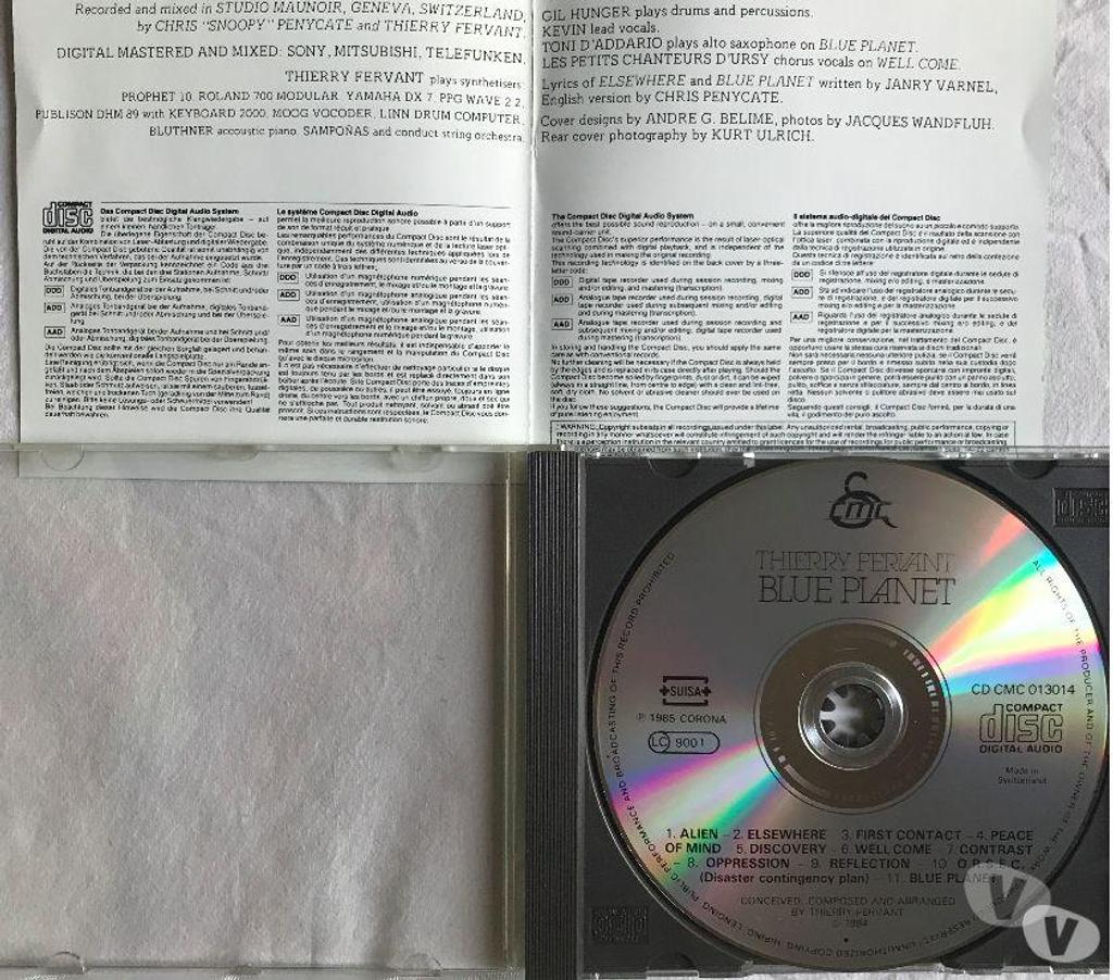 CDs Hauts-de-Seine Antony - 92160 - Photos Vivastreet CD Thierry Fervant Blue Planet