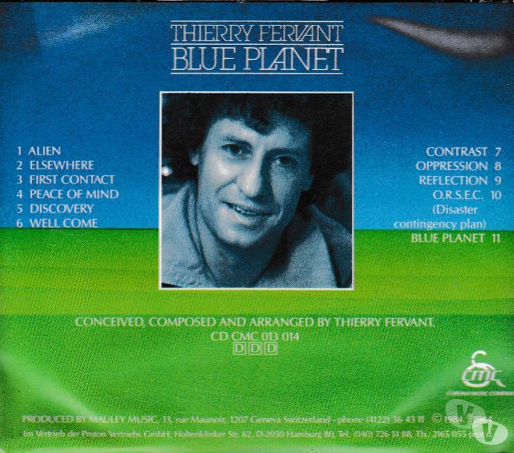 CDs Hauts-de-Seine Antony - 92160 - Photos Vivastreet CD Thierry Fervant Blue Planet