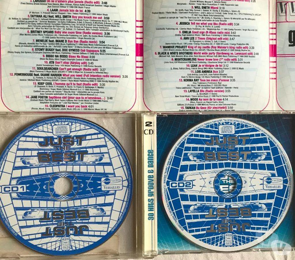 CDs Hauts-de-Seine Antony - 92160 - Photos Vivastreet CD Just The Best Groove & Dance