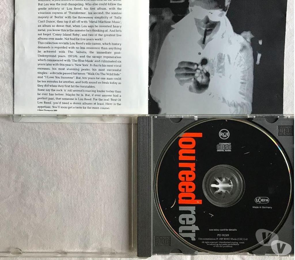 CDs Hauts-de-Seine Antony - 92160 - Photos Vivastreet CD Lou Reed The Velvet Underground Retro