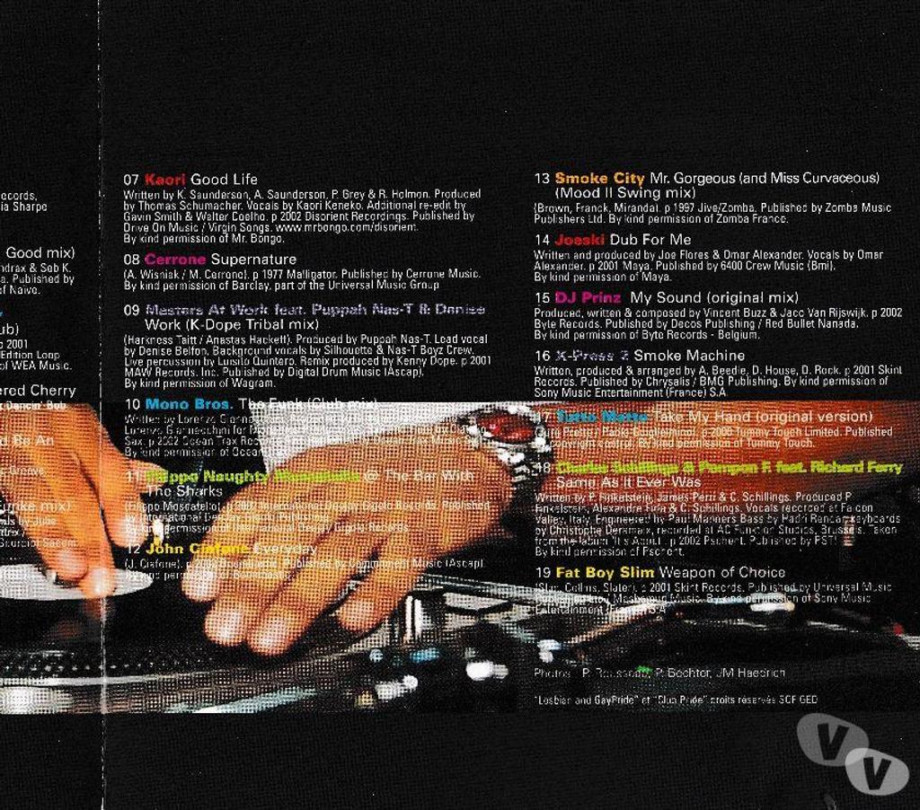 CDs Hauts-de-Seine Antony - 92160 - Photos Vivastreet CD Charles Schillings (Mixed By) Club Pride 2002 Compilation