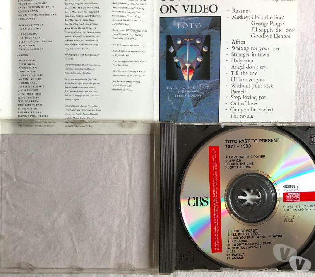 CDs Hauts-de-Seine Antony - 92160 - Photos Vivastreet CD Toto Past To Present 1977-1990