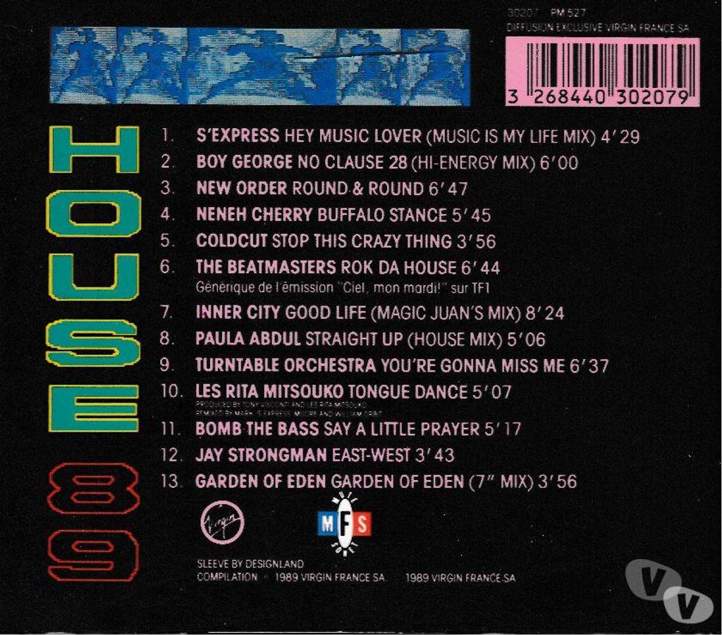 CDs Hauts-de-Seine Antony - 92160 - Photos Vivastreet CD House 89 Compilation