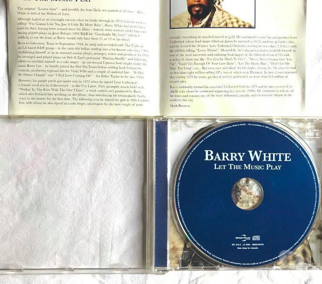 CDs Hauts-de-Seine Antony - 92160 - Photos Vivastreet CD Barry White Let The Music Play