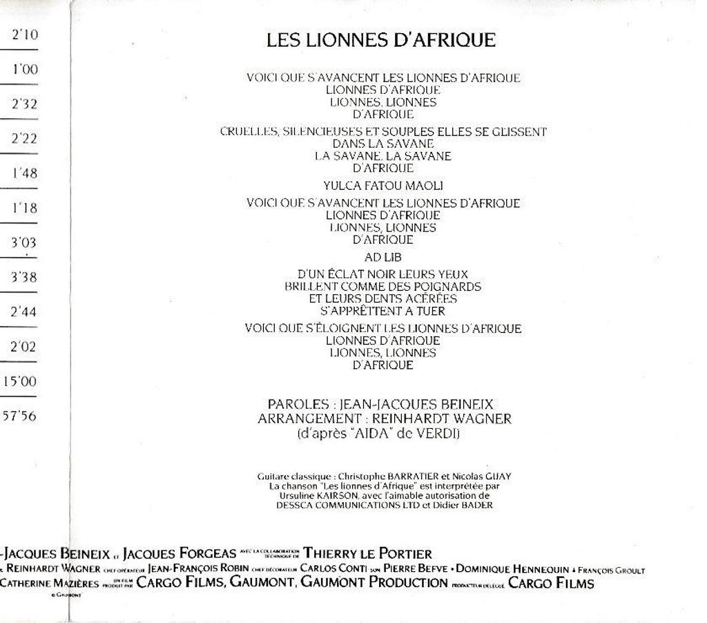 CDs Hauts-de-Seine Antony - 92160 - Photos Vivastreet CD Roselyne & Les Lions B.O. Du Film De Jean-Jacques Beineix