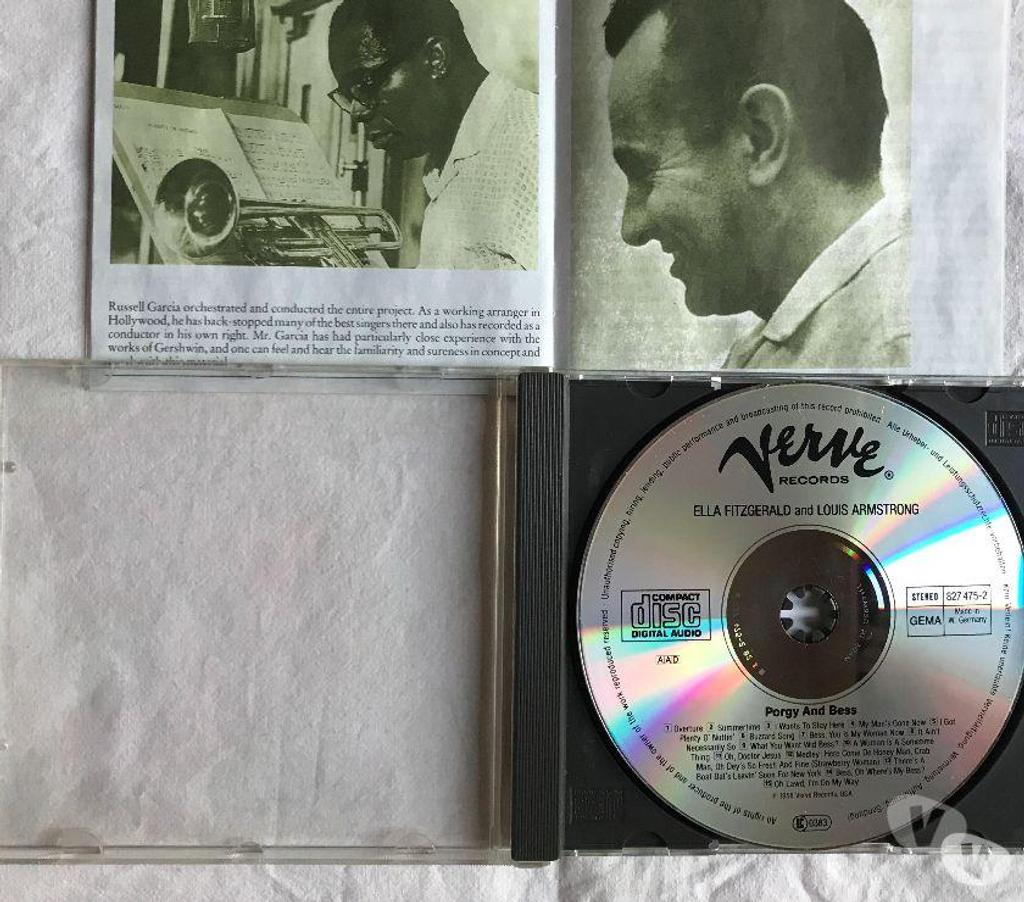 CDs Hauts-de-Seine Antony - 92160 - Photos Vivastreet CD Ella Fitzgerald & Louis Armstrong Porgy And Bess Gershwin