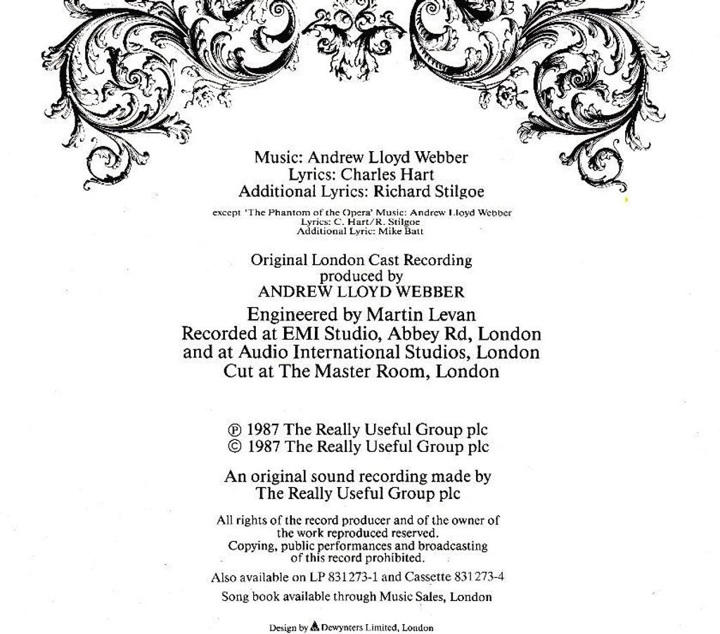 CDs Hauts-de-Seine Antony - 92160 - Photos Vivastreet CD Andrew Lloyd Webber Phantom Of The Opera
