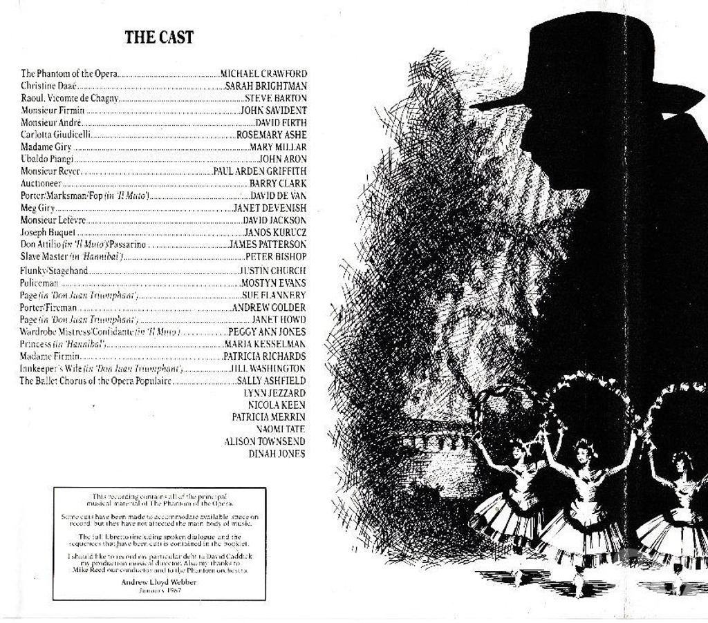 CDs Hauts-de-Seine Antony - 92160 - Photos Vivastreet CD Andrew Lloyd Webber Phantom Of The Opera