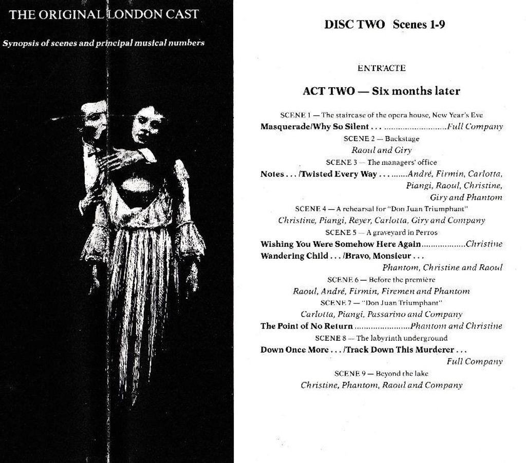 CDs Hauts-de-Seine Antony - 92160 - Photos Vivastreet CD Andrew Lloyd Webber Phantom Of The Opera